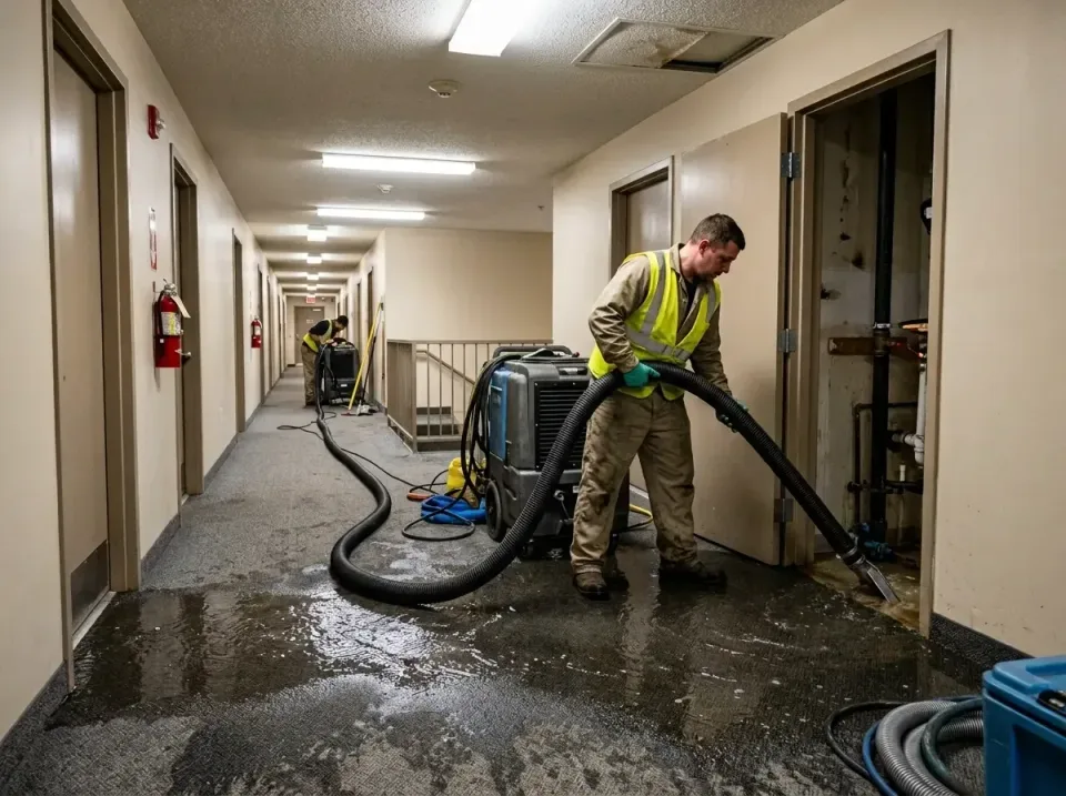 multi-unit-apartment-hallway-f-005 — frequently asked questions, Emergency Burst Pipe Water Extraction & Removal in Osage, IA